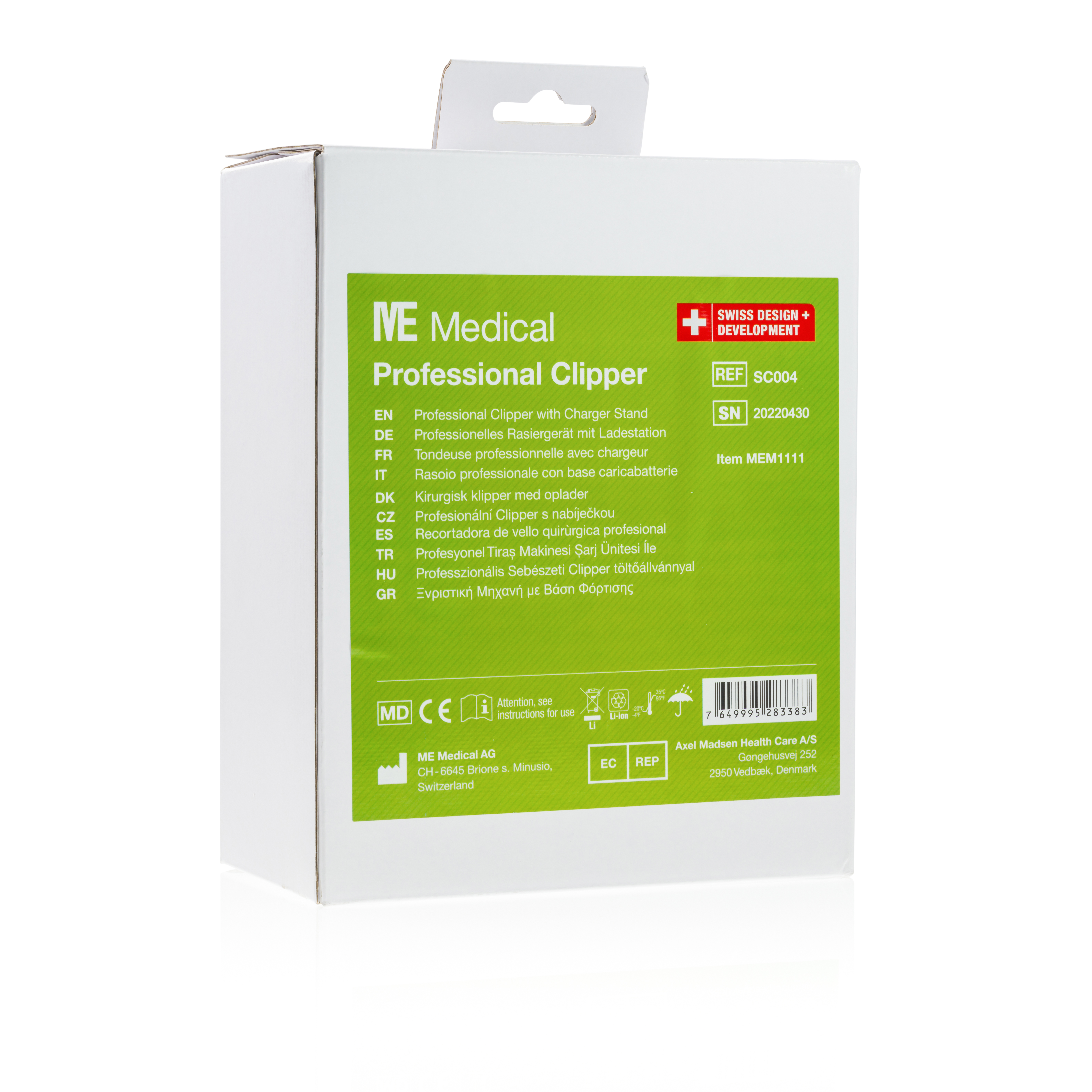 ME Medical™ Professionelles
Rasiergerät mit Ladestation